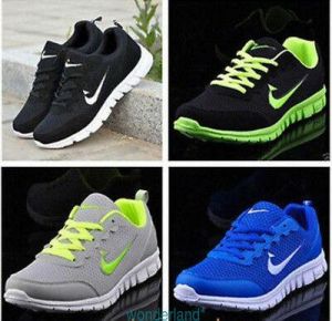    MENS&WOMEN SPORTS TRAINERS RUNNING GYM SIZE UK5.5-11.5 BREATH SHOES+GIFT 2018