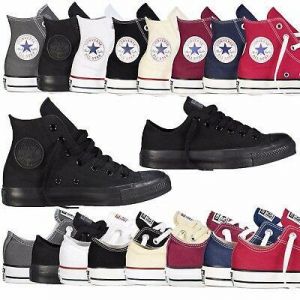    Mens - Womens - Chuck Taylor All Low Ox High Top Trainers Canvas Pumps