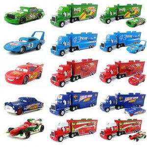 צעצועים מכוניות מהסרט מכוניות של דיסני - משאיות ורוכבי מכוניות צעצוע - מתנות לילדים