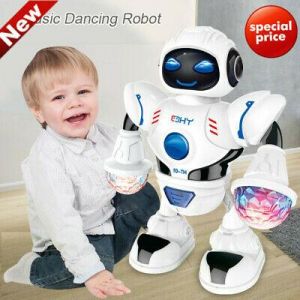 BUY&SMILE צעצועים צעצועים לבנים ולבנות - רובוט מוסיקה לריקודים לילדים בגילאי שנתיים ~ 11