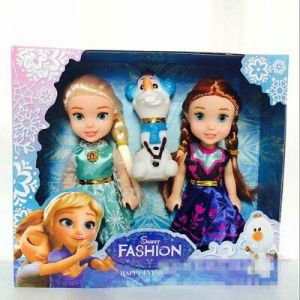 BUY&SMILE צעצועים  3 יחידות חדשות נסיכה אנה אלזה - בובות לילדות - צעצועי בובות נסיכה לילדות 