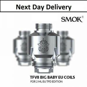 BUY&SMILE סיגריות אלקטרוניות SMOK V8 Baby-Q2 סלילי CORE, 0.4Ω 40-80W 3-Pk T PRIV סליל H PRIV